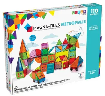 Stavebnice ostatní Valtech Magna-Tiles Metropolis 110 dílků