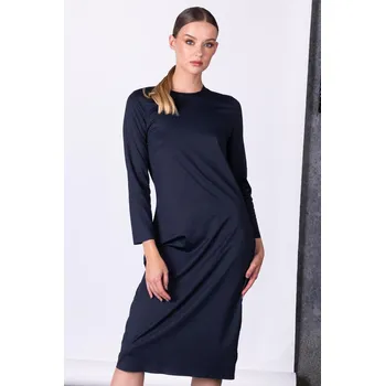 Dámské šaty Černé minimalistické šaty Berlin – nanoSPACE by LADA Velikost: XL