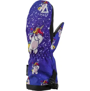 Rukavice Dětské rukavice Matt 3331 Kids Mitten Unicorn Dětská velikost: 3 roky / Barva: modrá