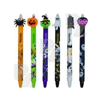 Kuličkové pero Halloween 0,5mm gumovací modré mix barev, Colorino