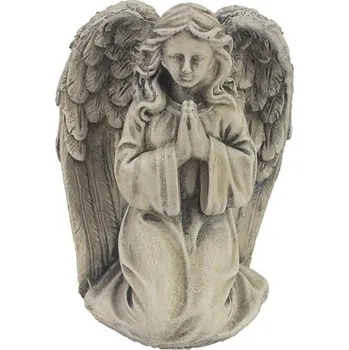 Smuteční dekorace Dekorace na hrob anděl 12 x 9,5 cm