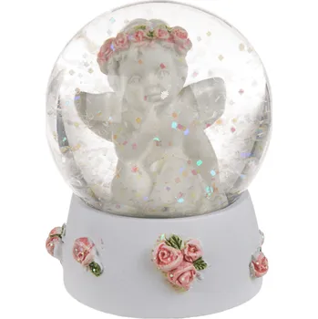 Vánoční dekorace Sněhová koule - Andílek tip C