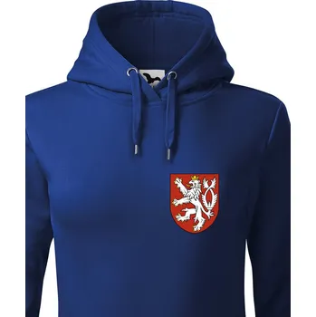 Dámská mikina Dámská mikina Český lev, Barva Modrá, Velikost M, Canvas Dámská mikina Bezvatriko.cz 1631