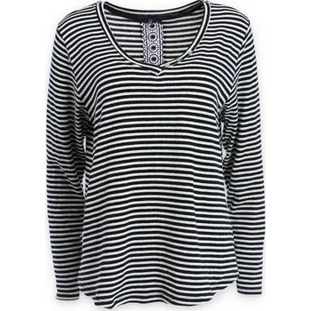 Dámská halenka Triko úpletové s dlouhým rukávem 3514 Itálie barva: černá