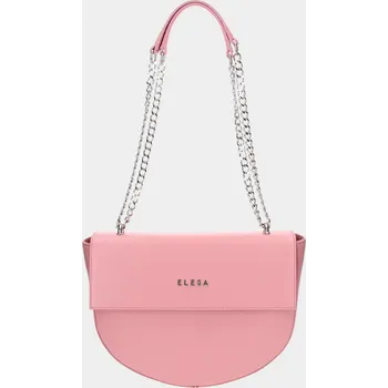 Kabelka Sedlová kabelka Chainy růžová/stříbro