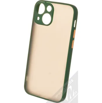 Pouzdro na mobilní telefon 1Mcz Solid Bumper ochranný kryt pro Apple iPhone 13 mini tmavě zelená (dark green)