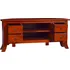 Televizní stolek TV stolek klasický 100 x 40 x 45 cm hnědý mahagon