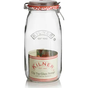 Zavařovací sklenice Kilner 0025.493 zavařovací sklenice s klipem kulatá 2 l