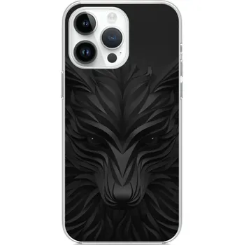 Pouzdro na mobilní telefon Kryt iPhone 14 Pro Černý vlk (obal neboli pouzdro na iPhone 14 Pro)
