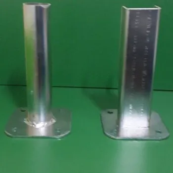 Příslušenství pro plot Plotny pod jeklové sloupky s navařenou trubkou nebo jeklem