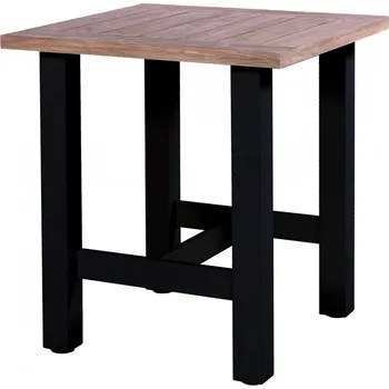 Zahradní stůl Zahradní Barový stůl Sophie Yasmani 100 x 100 cm - černý