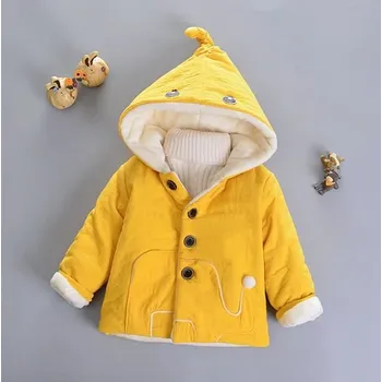 Dívčí bunda Dětská bunda se slonem Barvy: žlutá, Velikost dítě: 9M