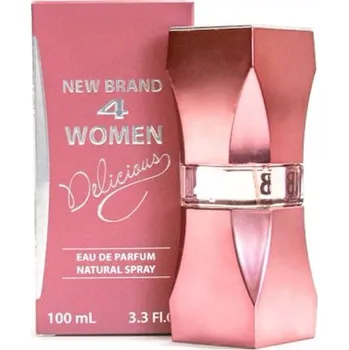 Dámský parfém Carolina Herrera New Brand 4 Women Delicious, Parfémovaná voda 100ml (Alternatíva parfému Carolina Herrera 212 VIP Rose) pre ženy Parfémovaná voda