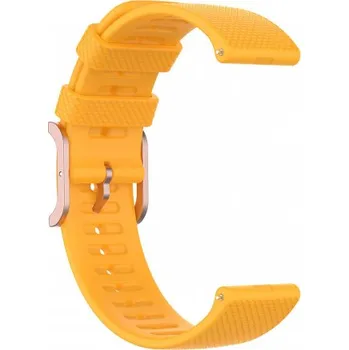 Řemínek na hodinky BSTRAP | BStrap Silicone Rain reminek na Garmin Venu 2, yellow (SSG014C1610)