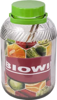 Zavařovací sklenice Browin Nakládací nádoba na zelí a okurky 10 l + kleště
