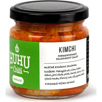 Rostlinná pomazánka Kimchi nepálivé - fermentovaný zeleninový salát - VEGAN - HUHUCHILLI 190g