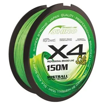 Mistrall šňůra Shiro Braided Line X4 0,19mm 150m zelená-MZM3420019