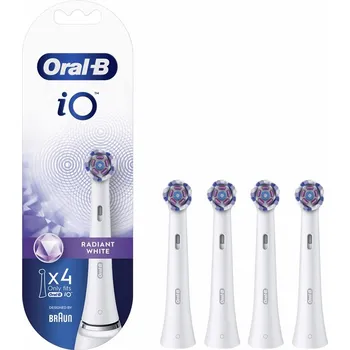 Náhradní hlavice k elektrickému kartáčku Oral-B iO Radiant White náhradní hlavice 4 ks