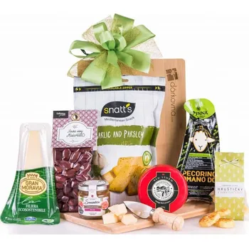 Dárkový potravinový koš Dárkovna s.r.o. - Dárkový koš Sýrové prkénko