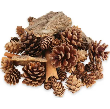 Vánoční dekorace Přízdoby natural 100g mix (795400)