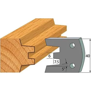 Fréza IGM profil 113 - pár omezovačů 40x4mm SP