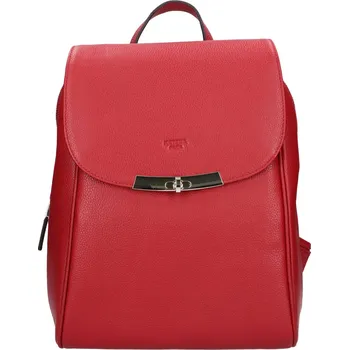 Městský batoh Elegantní dámský kožený batoh Katana Esens - červená