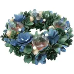 Goba Adventní vánoční věnec modrý 32 cm