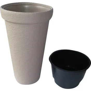 Květináč Prosperplast CLASSIC TOWER 40 cm, moka