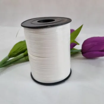 Stuha Vázací stuha 5mm x 500Yd STANDARD - bílá 1ks