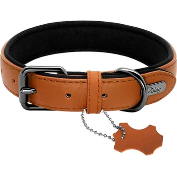 Obojek pro psa PET ARTIST Kožený obojek pro střední a velké plemena Barva: Hnědá, Velikost: S