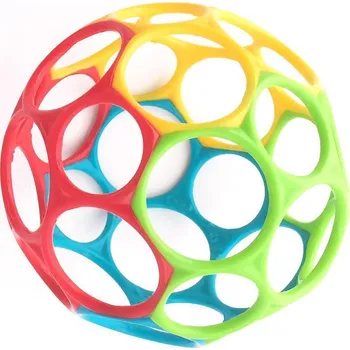 Hračka pro nejmenší Bright Starts Míček OBALL 10 cm Červ.+Žlutá+Zel.+Tyrkys.