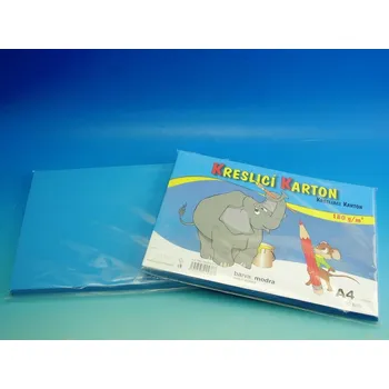 Stepa Karton kreslící A4/50 ks modrý 180g / ks 2171