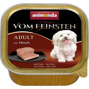 Krmivo pro psa Animonda Vom Feinsten Adult Dog s jelením masem - paštika pro psy Hmotnost (g/kg): bal. 5ks (5x150g)