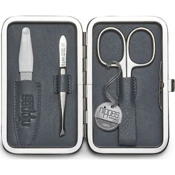 Nippes Solingen | manikúry | kleště na nehty | pinzety Nippes Solingen Luxusní cest. manikúra 3dílná DIAMANT šedá