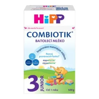 Kojenecká výživa HiPP 3 Junior Combiotik 500 g
