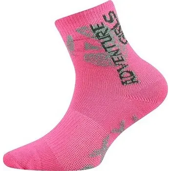 Dětská móda ADVENTURIK dětské sportovní ponožky VoXX - balení 3 páry 23-25 (35-38) magenta