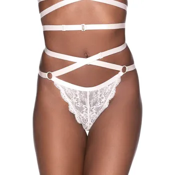 Kalhotky kalhotky (tanga) KILLSTAR - Shes Deadly Lace - IVORY - L