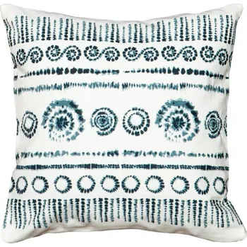 Polštář SCANquilt povlak NORD mandala bílomodrá 45 x 45 cm