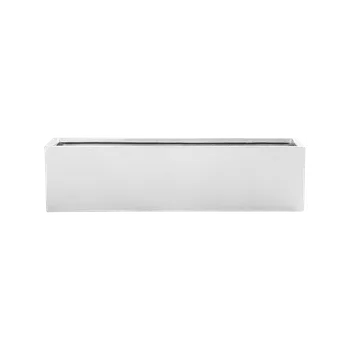 Květináč Moderní květináč Fiberstone Balcony XL Glossy White 20x80x20cm
