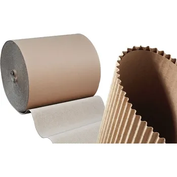 Balící papír Dvouvrstvá lepenka v roli šíře 1400 mm "B", 210 g/m2