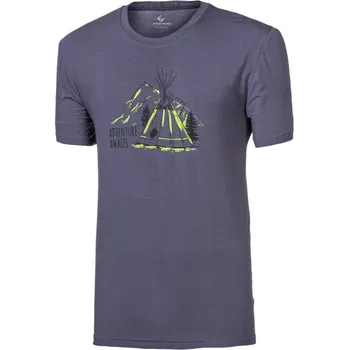 Pánské oblečení Triko krátké pánské Progress PIONEER TEEPEE, šedé Velikost: XL