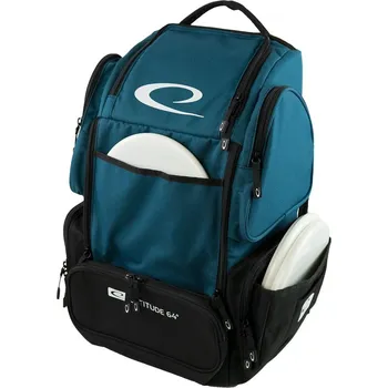 Latitude 64º Luxury E4 Batoh - Černo-modrá/Black-flyway blue (discgolf)