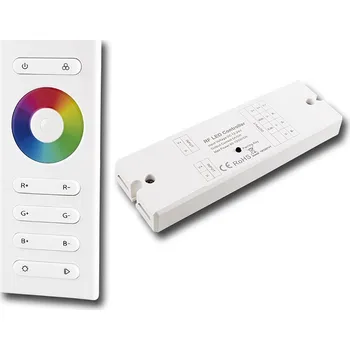 LED páska McLED ML-910.546.22.1 Sada RF ovladač - RGB, 1 zóna, bílý + přijímač