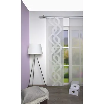 Home Wohnideen japonská stěna 86003 SCHERLI&nbsp;0710 vlnena bila&nbsp;245x60 cm (v x s)