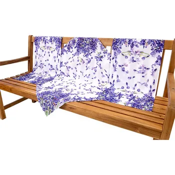 ubrus Tegatex Ubrus s fototiskem - Fialové květy - Fialové kvítky Velikost: 40*85 cm