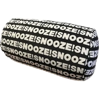 Cestovní polštářek MODOM Relaxační válec černý/bílý 14 x 35 cm