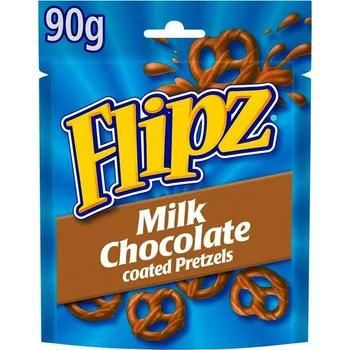 Čokoláda Flipz preclíky v mléčné čokoládě 90g