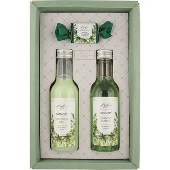 Kosmetická sada Bohemia Gift Dárková sada Botanica kosmetiky, gel, šampon a mýdlo
