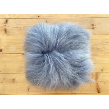 Polštář Kožešinový polštář island šedý