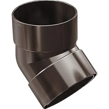 okap Koleno 67° pro okapový svod PRECIT Ø 110 mm plastové oboustranné hnědé